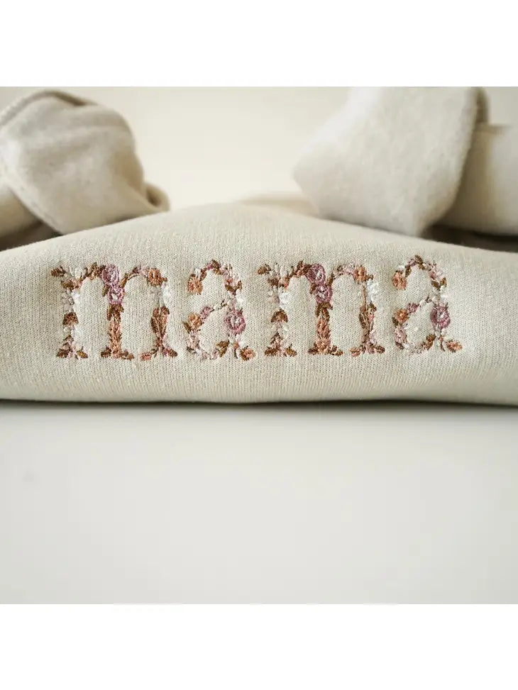 Floral "Mama" Sweatshirt