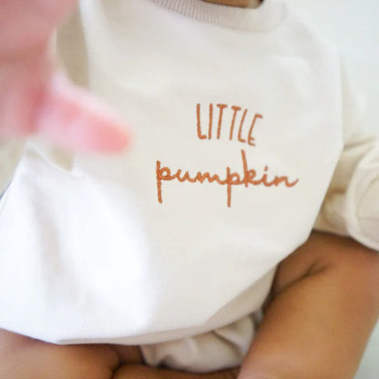 "Little Pumpkin" Baby Romper