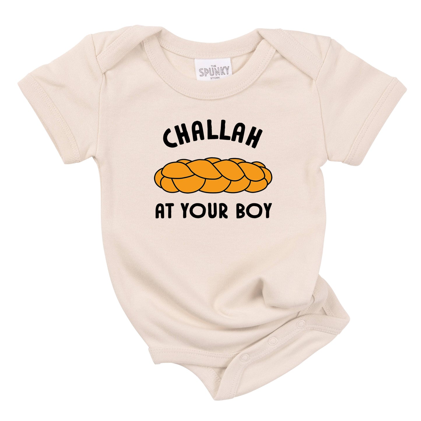 "Challah At Your Boy" Short Sleeve Bodysuit