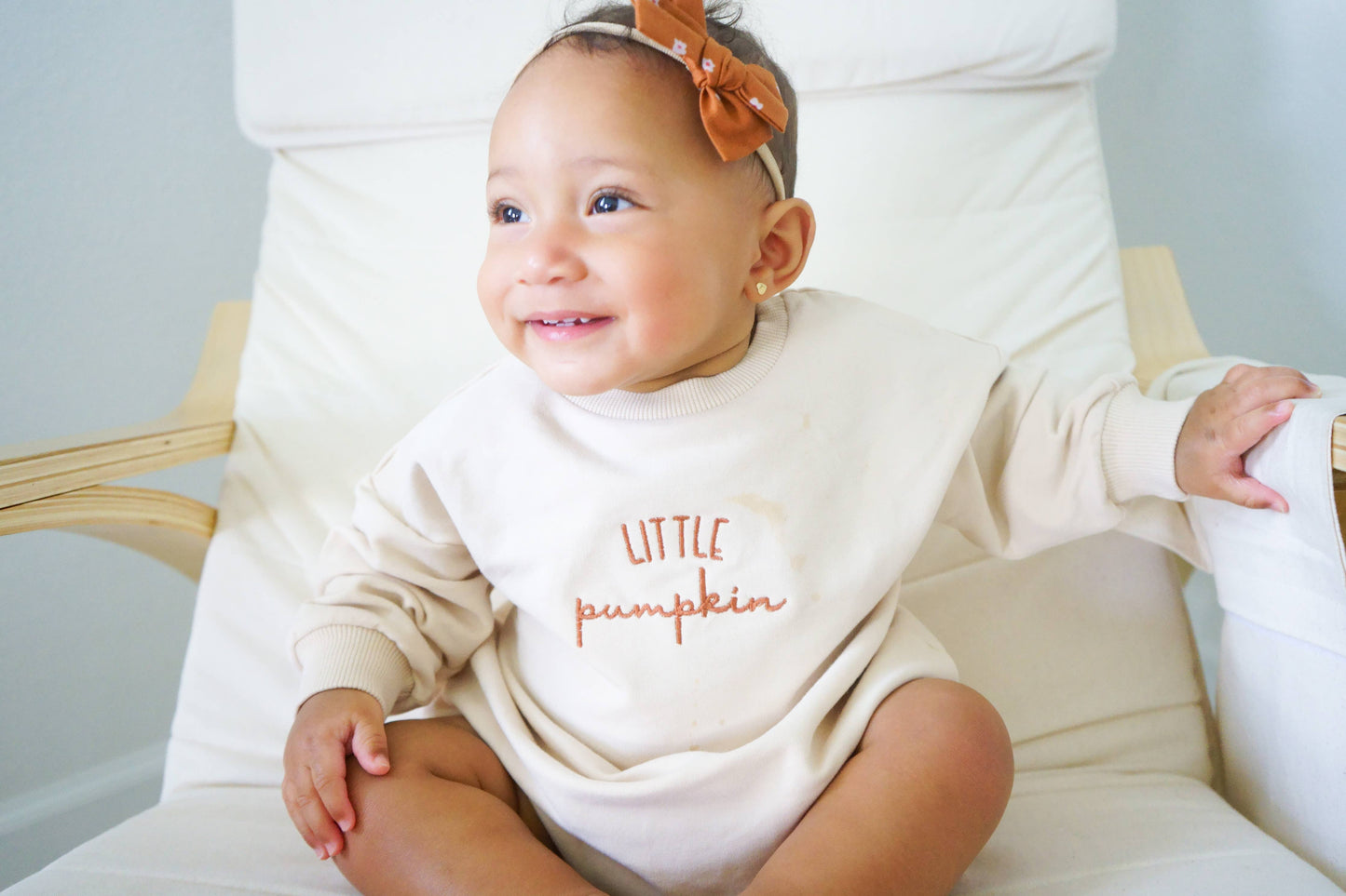 "Little Pumpkin" Baby Romper